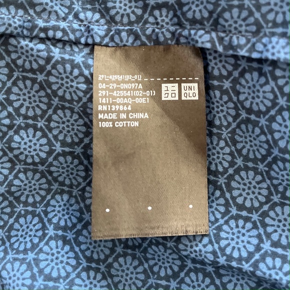 Anna Sui + Uniqlo Boho Shift Dress Size Med - Picture 10 of 10